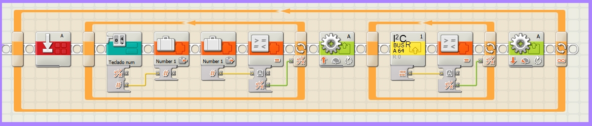 Teclado numerico casero 13 para LEGO Mindstorms NXT